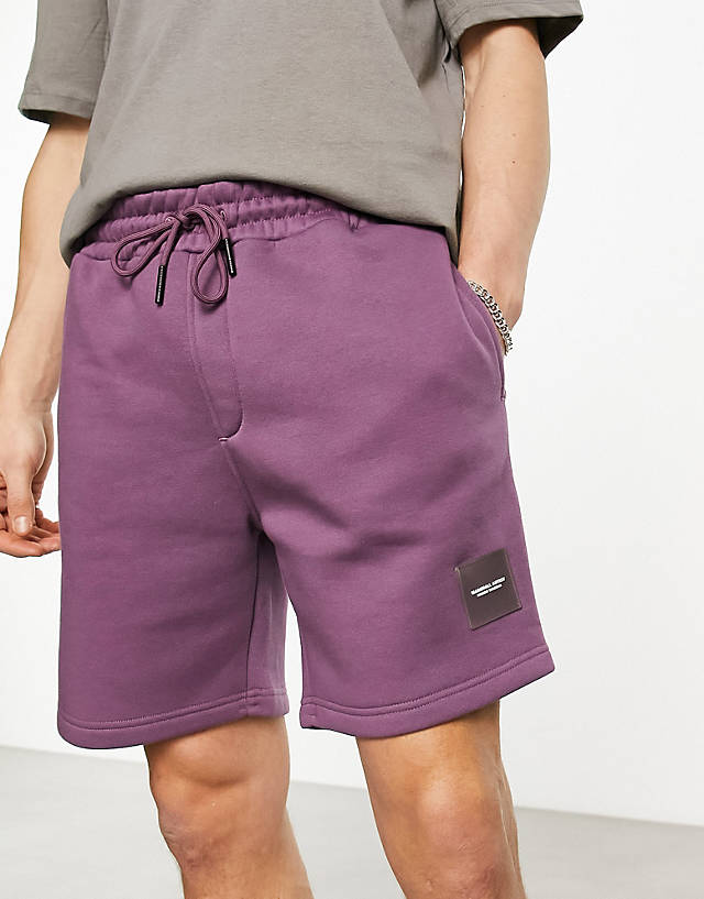 Marshall Artist - insignia sweat shorts in purple