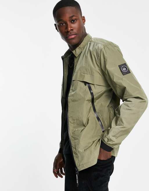 Marshall Artist kita molecular overshirt in khaki