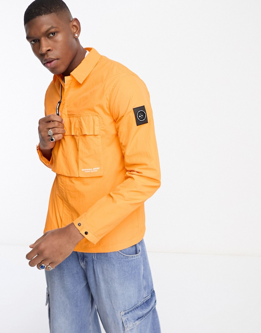 Marshall Artist koji overshirt in orange