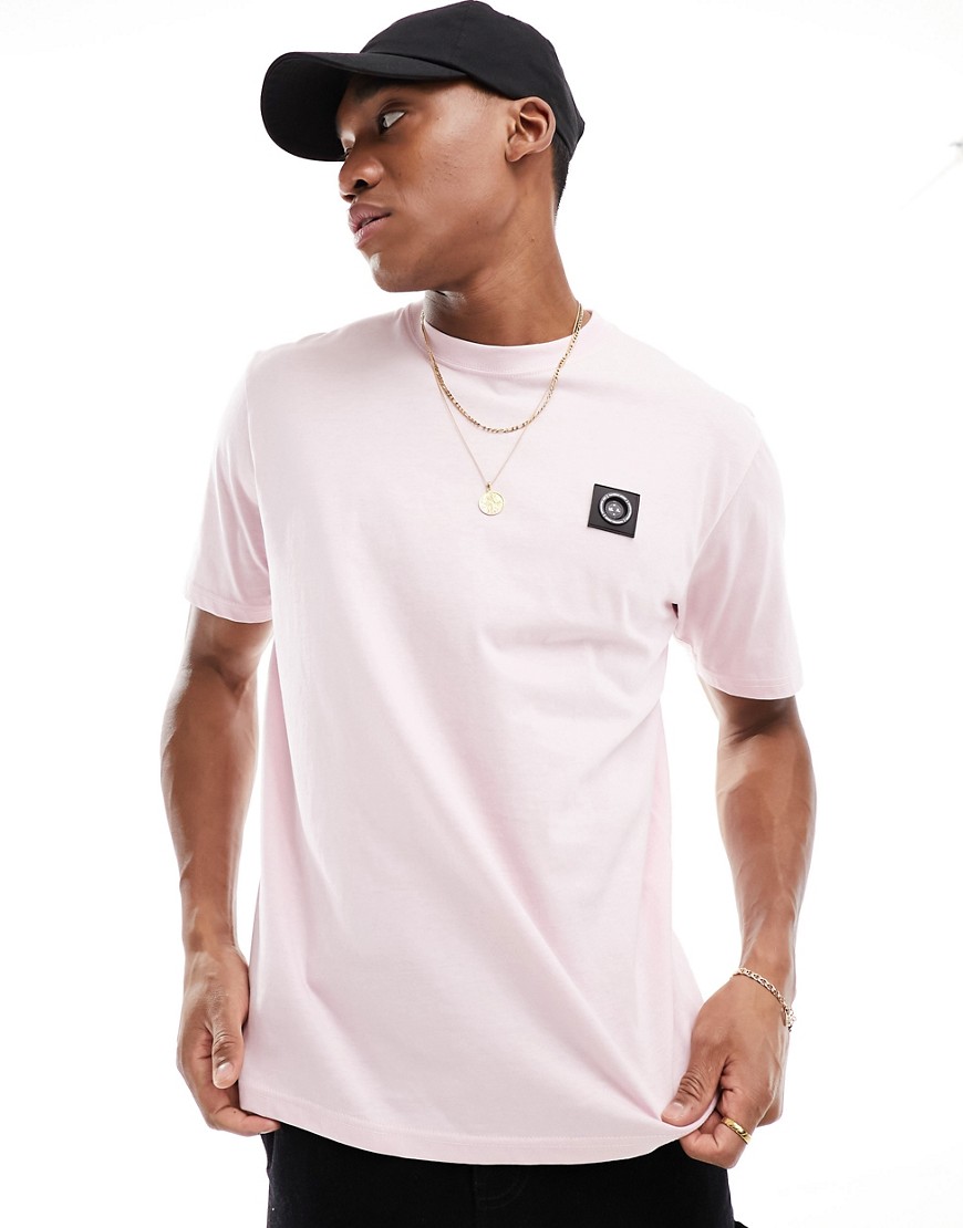 logo short sleeve t-shirt in pink