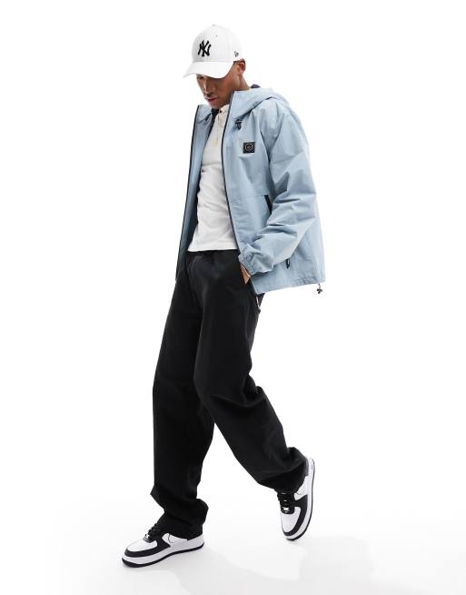 Marshall Artist - Manteau de pluie en nylon ripstop - Bleu clair