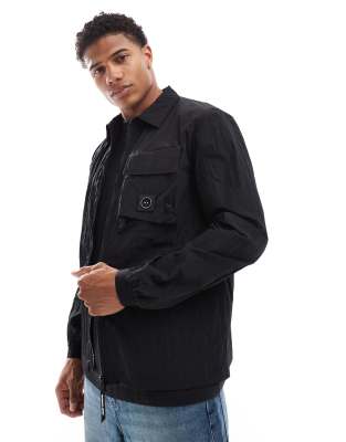 Marshall Artist Nevado Overshirt In Black