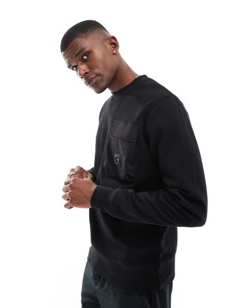 Marshall Artist - Nevado - Sweatshirt in zwart - view 1