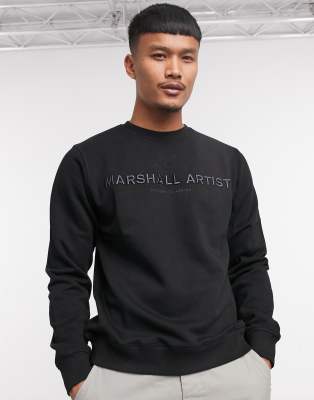 marshall artist hoodie black