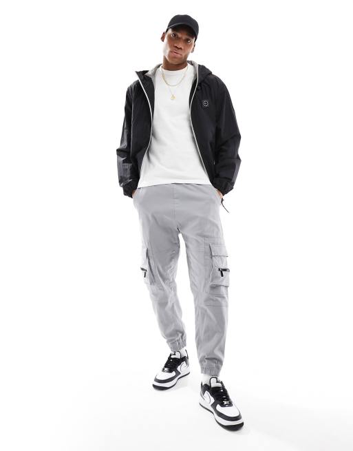 Marshall Artist nylon ripstock rain coat in black