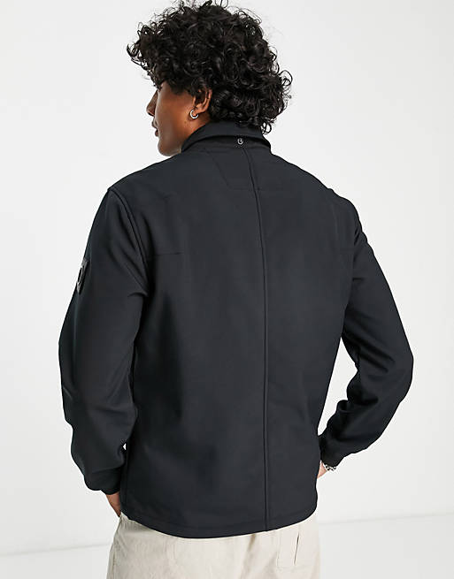 Marshall Artist overshirt jacket in black
