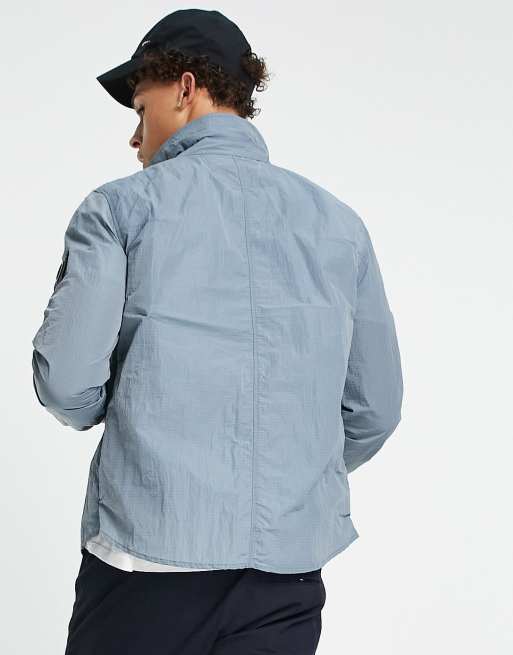 Marshall Artist - Overshirt van ripstop met meerdere zakken in blauw, 3 van 4