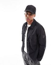 Marshall Artist overshirt jacket in black | ASOS