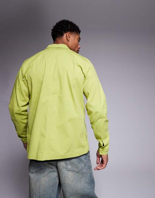 Marshall Artist – Portland – Hemdjacke in Limettengrün, 2 von 4