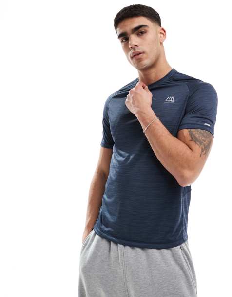 Marshall Artist quest t-shirt in slate blue - view 1