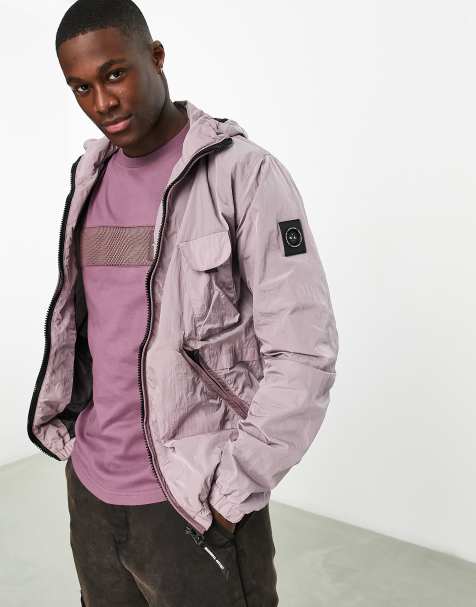 Pink hotsell windbreaker men