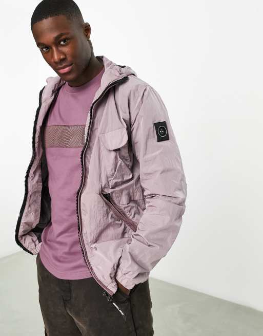 Pink grey jacket sale