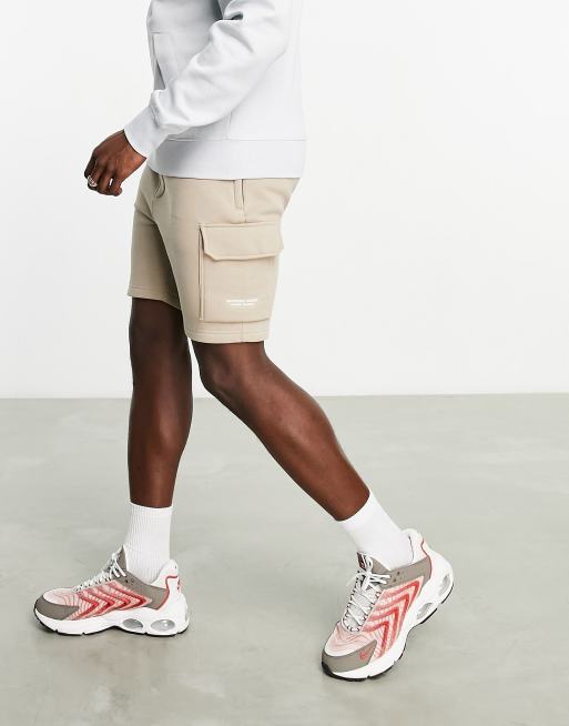 Marshall Artist siren cargo sweat shorts in beige