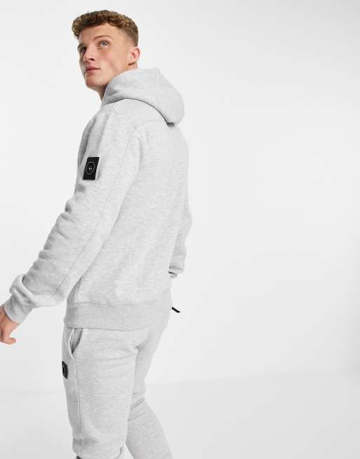 Marshall Artist siren hoodie in grey marl ASOS