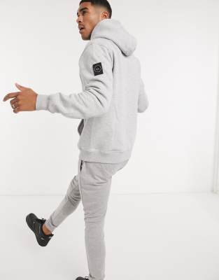 marshall artist hoodie grey