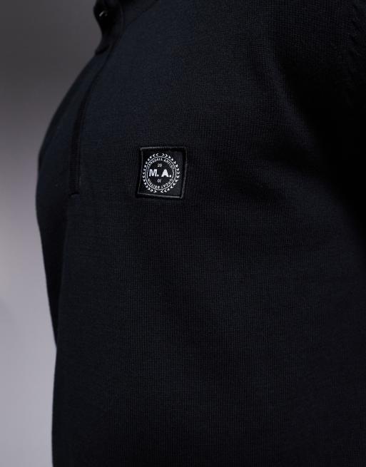 Marshall Artist - Siren - Maglione lavorato nero con zip corta , 2 di 4