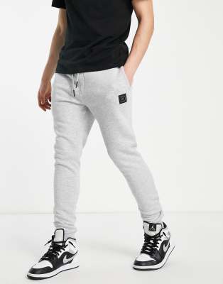 Marshall Artist siren slim joggers in grey - ASOS Price Checker
