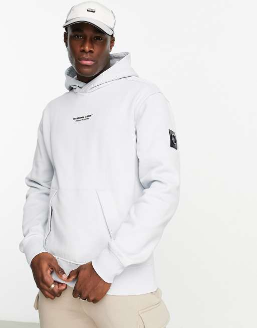 Sweat à Capoche Marshall Artist Homme Modèle MSATM11006 OTH - Noir