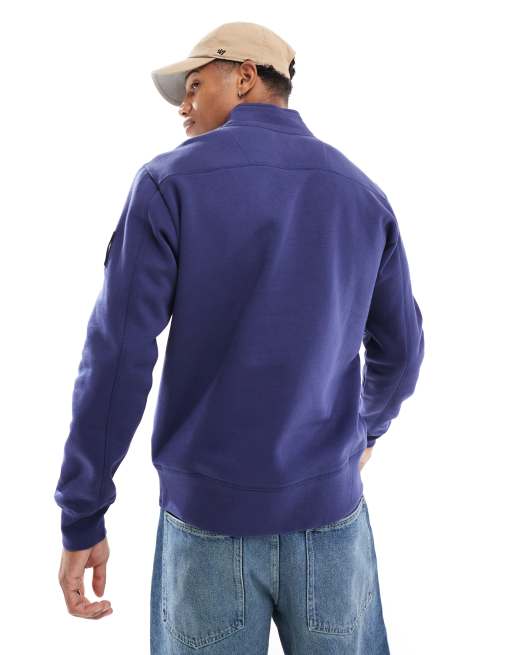Marshall Artist - Siren - Sweater met korte rits in blauw , 4 van 4