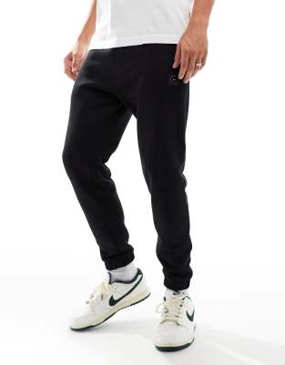 siren sweatpants in black