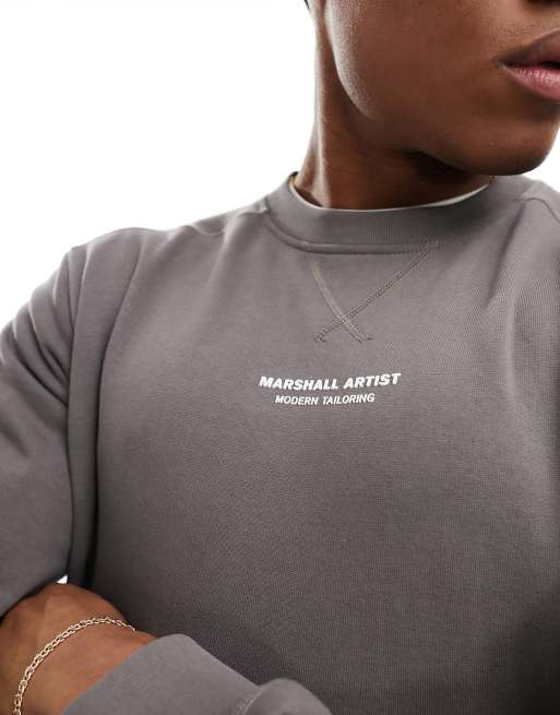 Marshall Artist Siren Sweatshirt in Grau mit Logo ASOS