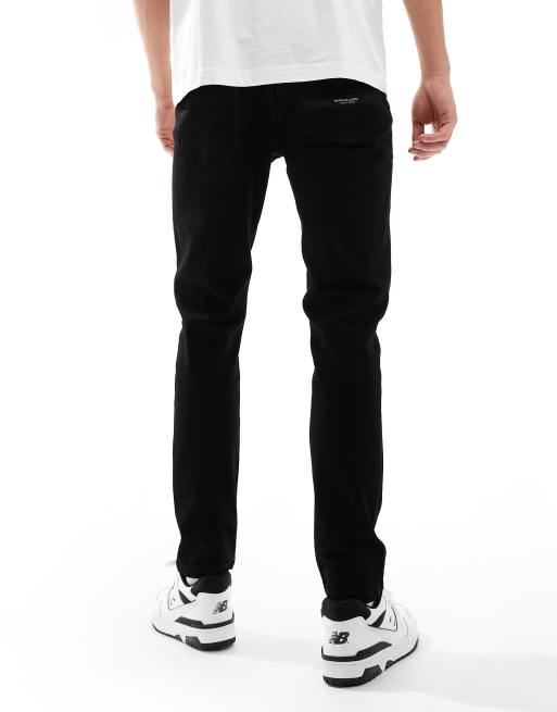 Marshall Artist skinny jeans in black overdyed, 5 of 5
