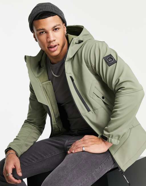 Marshall Artist softshell jacket in khaki