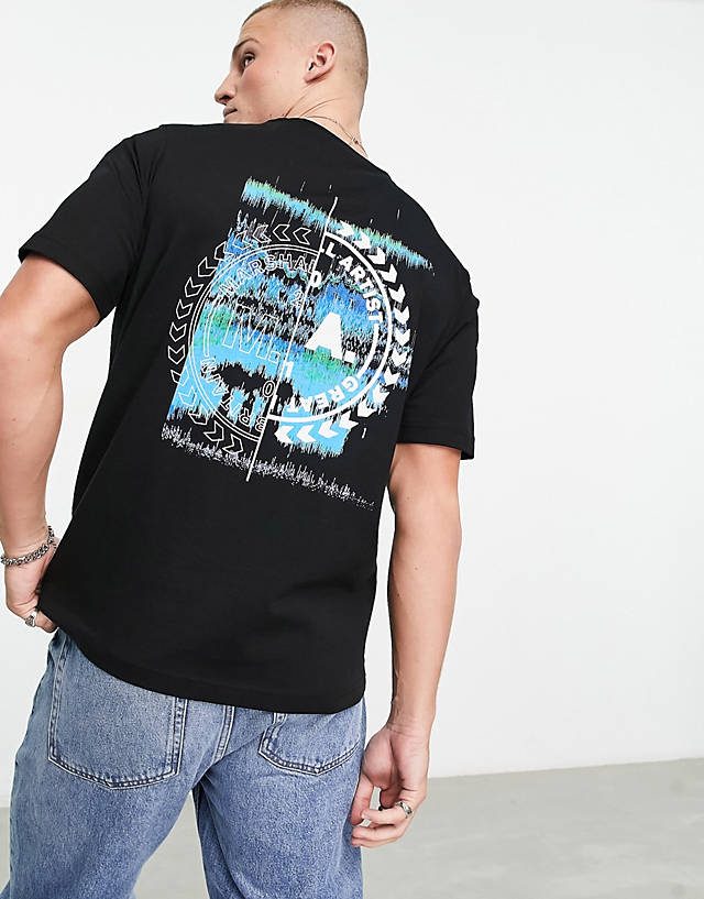 Marshall Artist - surface to air backprint t-shirt in black