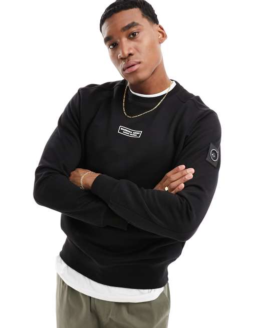 Marshall Artist - Sweatshirt met merkteken in zwart