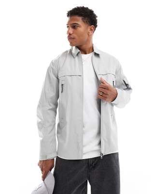 Marshall Artist Marshall Artist tecnica overshirt in grey