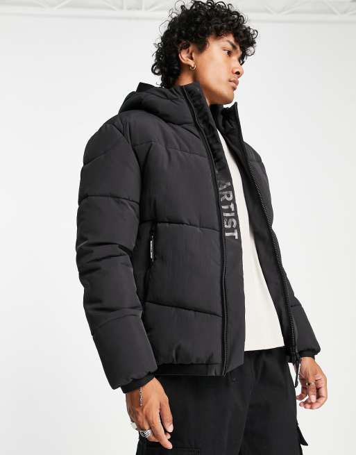 Marshall Artist - Transalpino - Gewatteerd jack in zwart