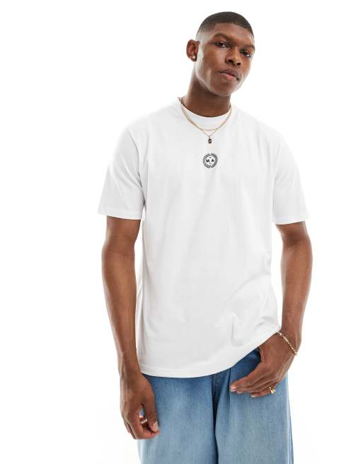 Marshall Artist – Vit t-shirt med tryck baktill, 2 av 4