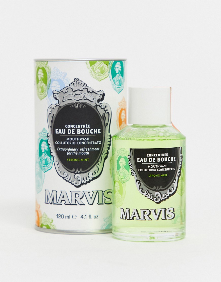 Marvis Strong Mint Mouthwash Concentrate-No Colour