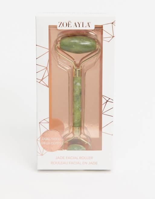 Masajeador facial de lujo con cristal de jade de Zoe Ayla