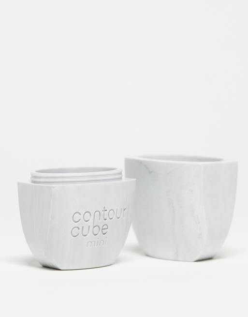 Masajeador facial para terapia con hielo tono marmol de tamano viaje de Contour Cube ASOS