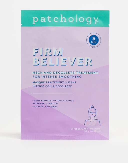 Mascarilla de hidrogel para el cuello y escote Firm Believer de Patchology (2 unidades)