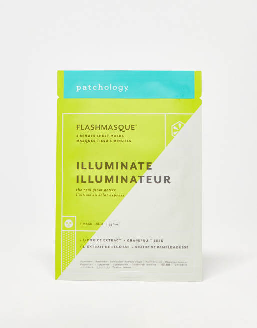 Mascarilla de lámina iluminadora 5 Minute FlashMasque de Patchology