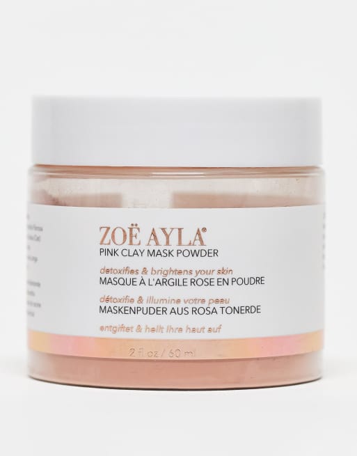 Mascarilla en polvo de arcilla rosa de Zoe Ayla: Tono LPink, 2 de 4