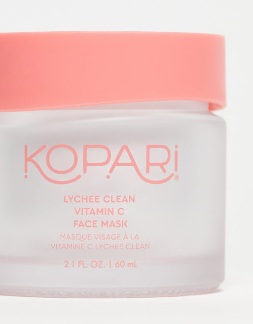 Mascarilla facial con lichi y vitamina C Lychee Clean de 60 ml de Kopari, 3 de 4