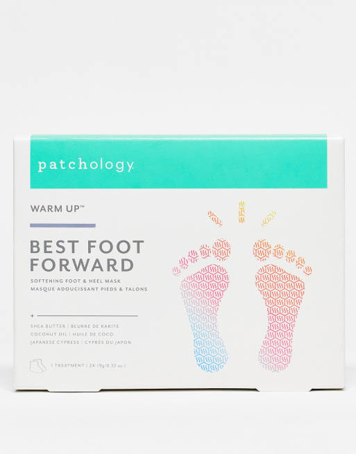 Mascarilla suavizante para pies y talones Best Foot Forward de Patchology 