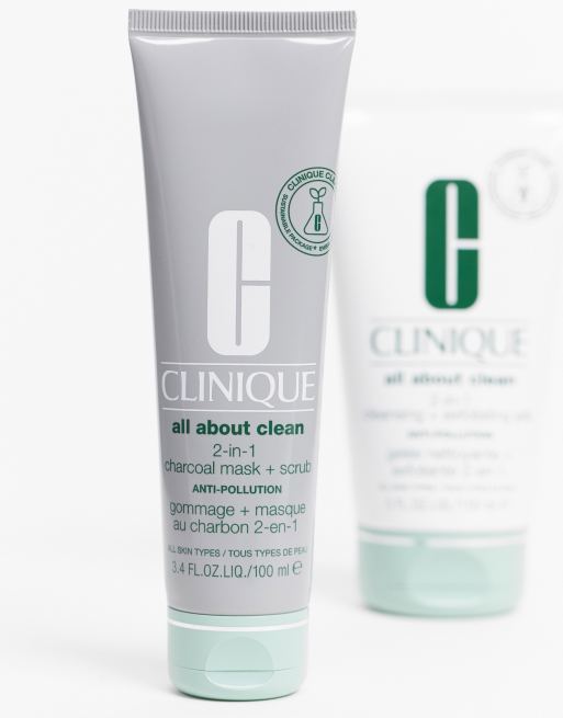 Mascarilla y exfoliante de carbón 2 en 1 All About Clean de 100 ml de Clinique, 3 de 4