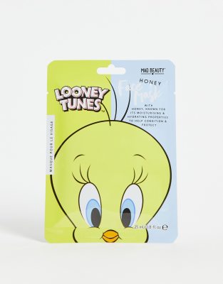 фото Маска для лица looney tunes – tweety-бесцветный m.a.d beauty