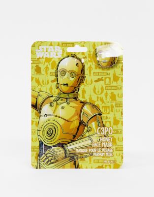 фото Маска для лица star wars c3po-бесцветный m.a.d beauty