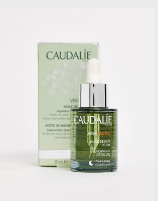 фото Масло для лица caudalie vineactiv overnight detox oil 30 мл-бесцветный