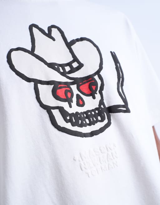 Mason Newman x Topman relaxed fit t-shirt with cowboy skull print
