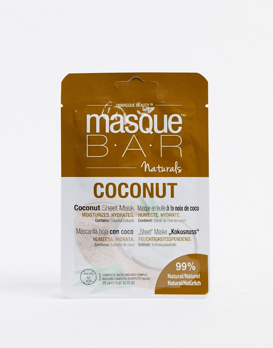 MasqueBAR Masque Bar Naturals Coconut Sheet Mask-No color