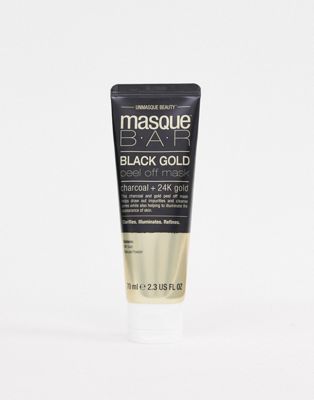 MasqueBAR Black Charcoal & 24k Gold - Peel Off masker-Zonder kleur