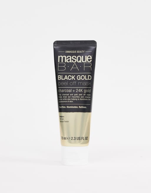 MasqueBAR – Black Charcoal & 24k Gold Peel Off Tube Mask – Maseczka peel off z węgla aktywnego