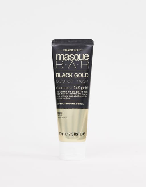 MasqueBAR Black Charcoal & 24k Gold Peel Off Tube Mask