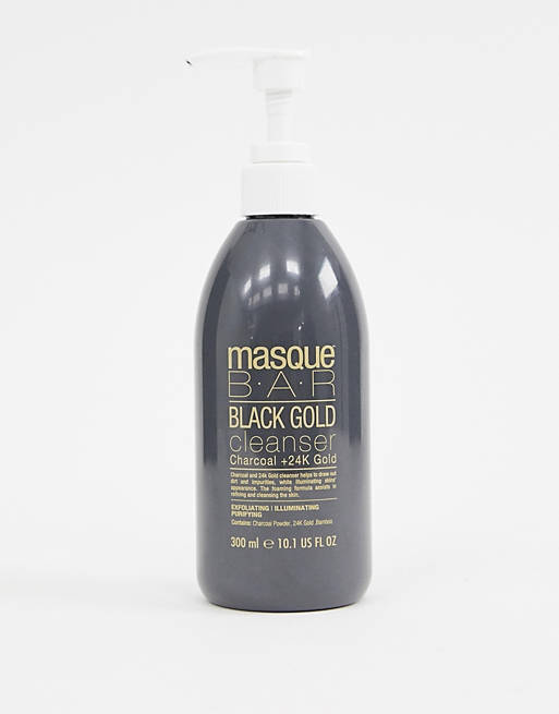 MasqueBAR Black Gold Charcoal & 24k Gold Cleanser